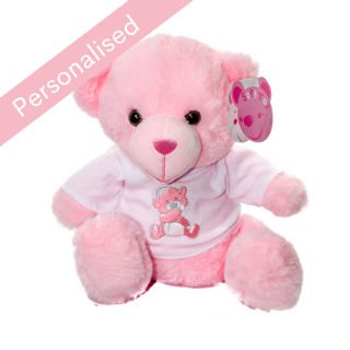 Personalised Teddy Bear - Pink image